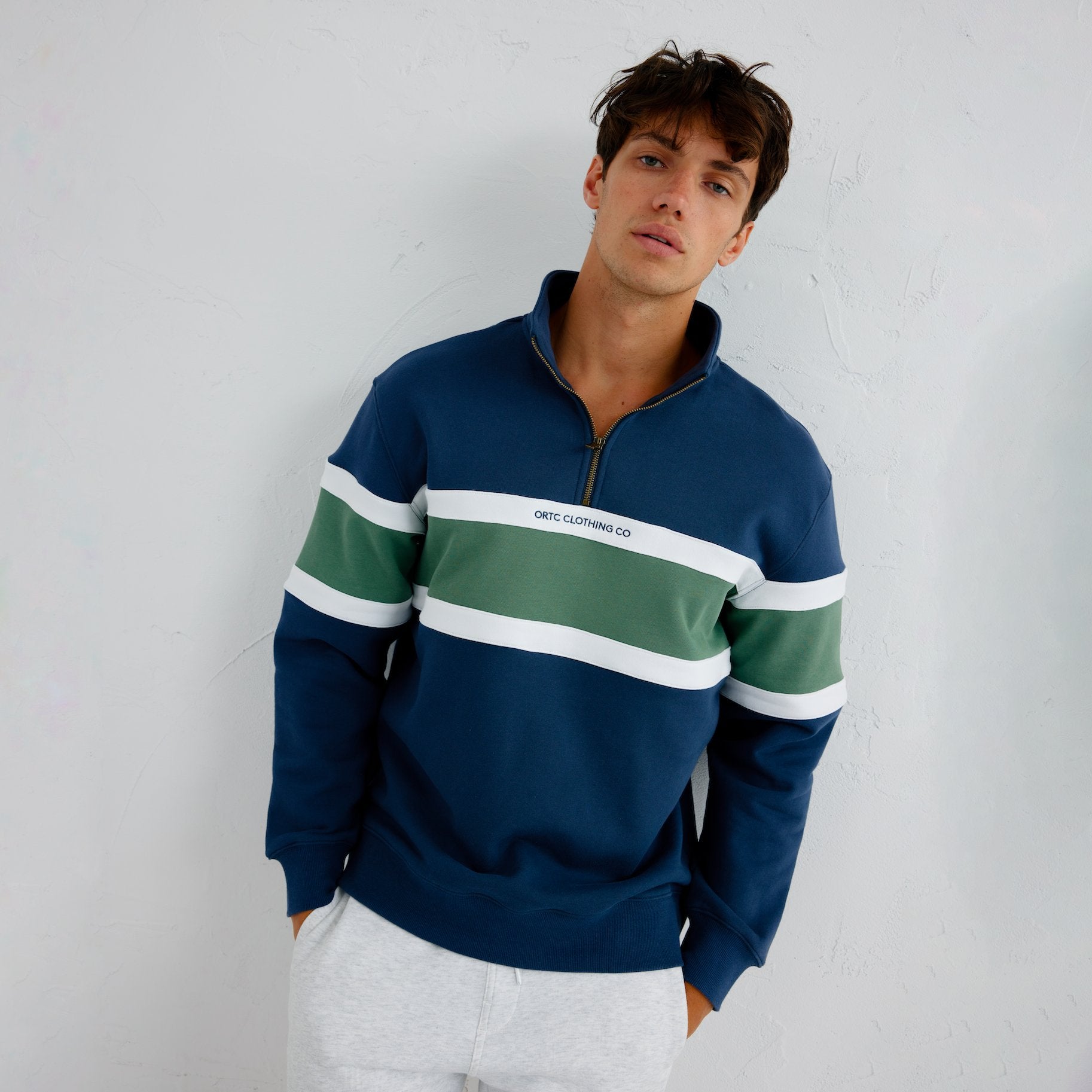 Men's Quarter Zip Sweaters & Jumpers | Shop Online at ORTC
