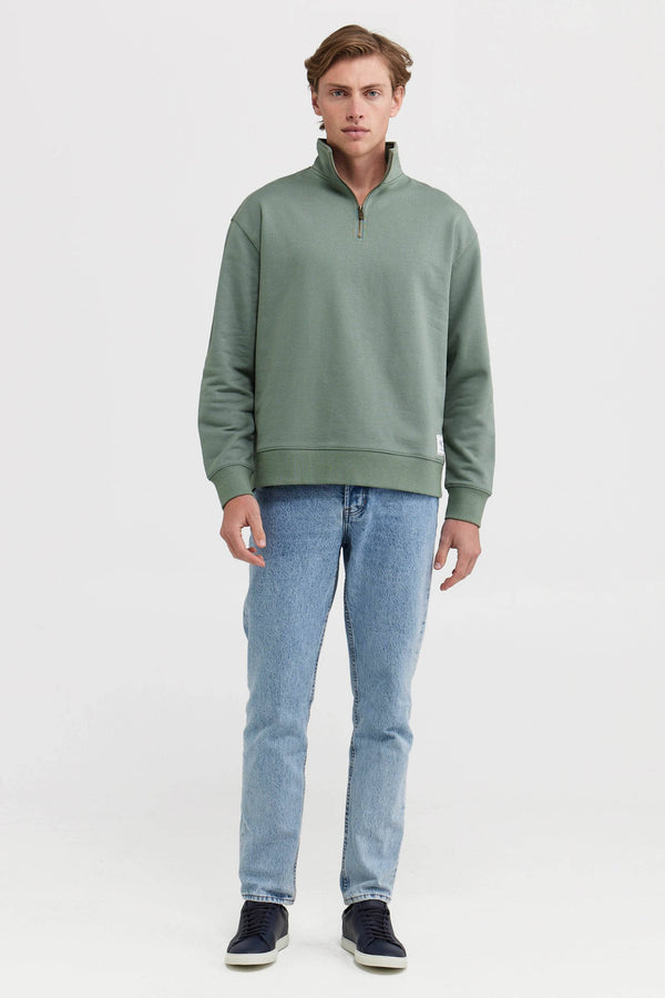 Henderson Quarter Zip Olive