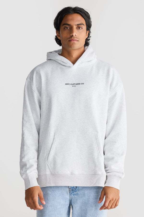 Logo Hoodie White Marle