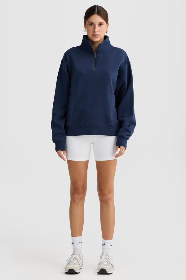 Quarter Zip Navy