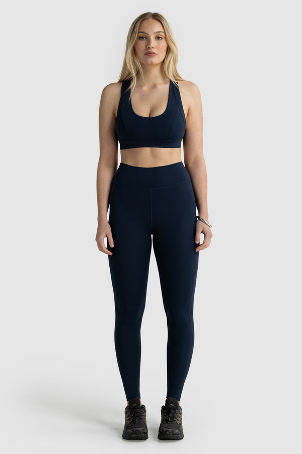 Eva Full Length Legging Navy